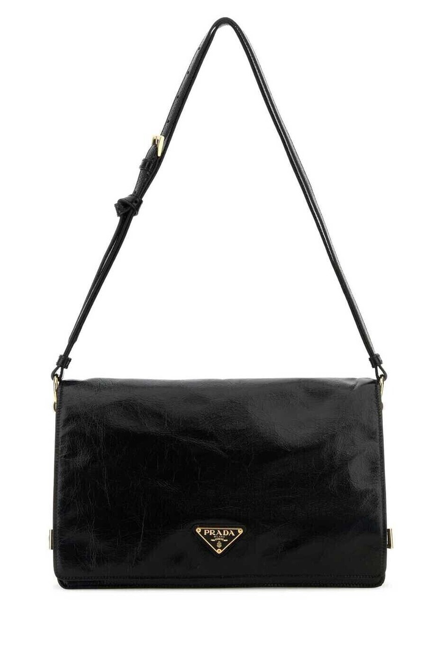 Prada Re Messenger Crossbody Bag Black